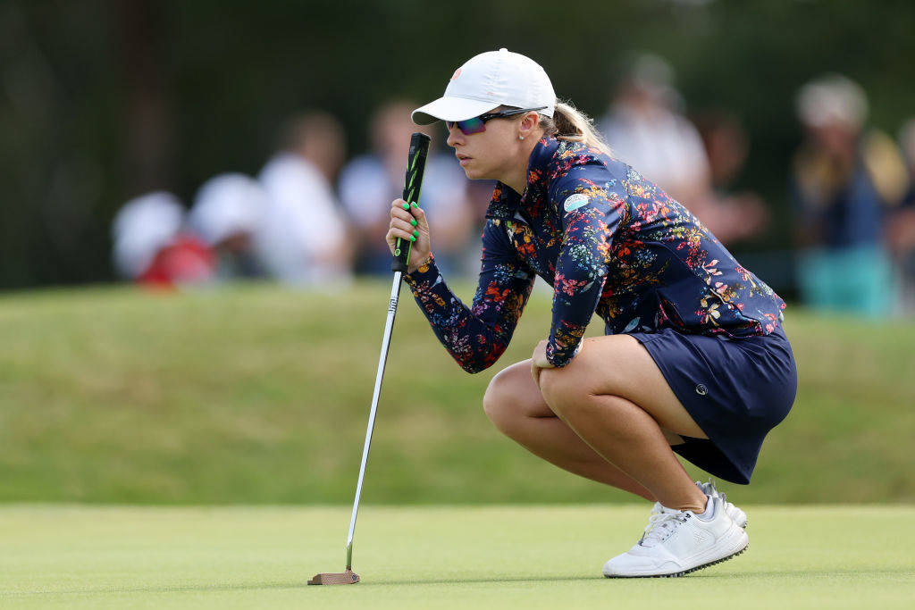 Jodi Ewart Shadoff on day two of the 2023 AIG Women's Open